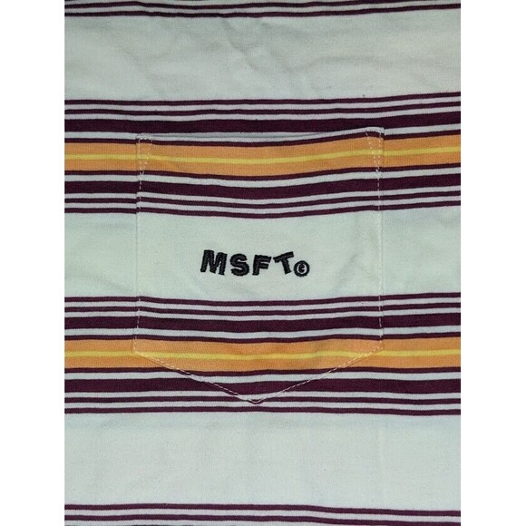Men’s M/SF/T Mad Minds Striped T Shirt Large - Picture 4 of 6